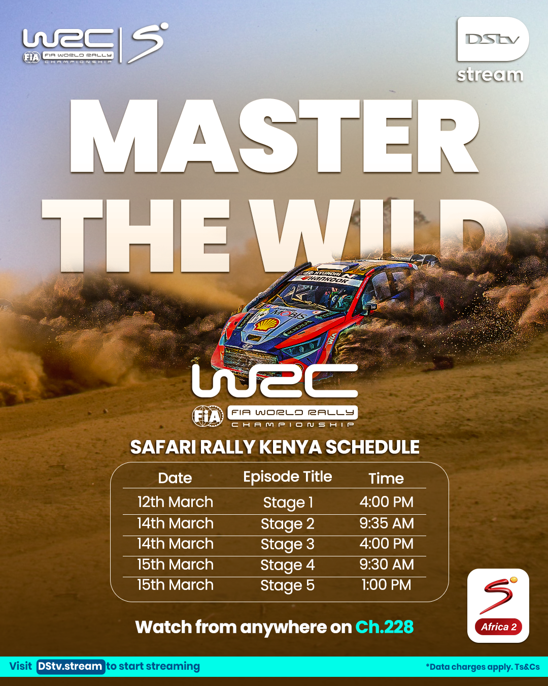 DStv and GOtv to broadcast live the 2026 WRC Safari Rally - Business Now